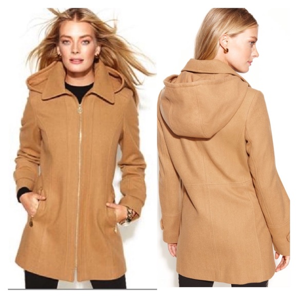 michael kors camel coat